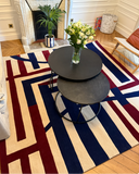 Pink Stripe Rug 